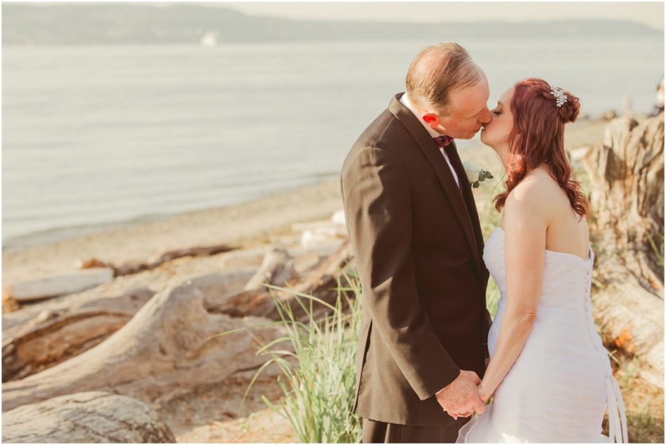 Bride Groom 55 1 950x635 Wedding Circle Mukilteo Elopement with a Red Rolls Royce