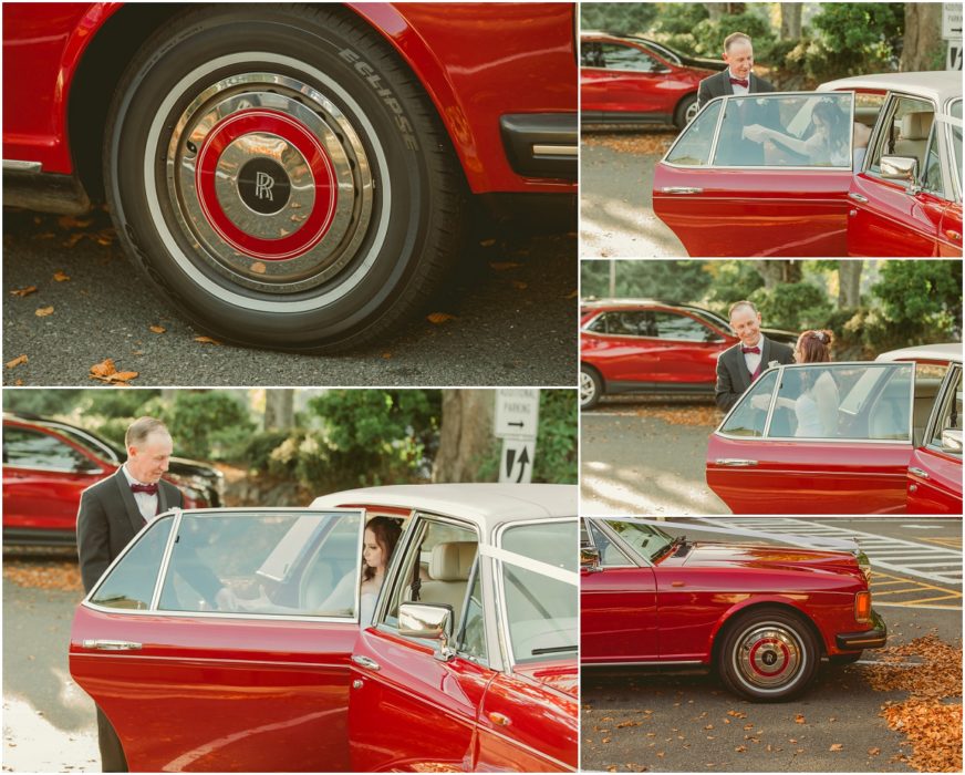 Bride Groom 57 872x700 Wedding Circle Mukilteo Elopement with a Red Rolls Royce