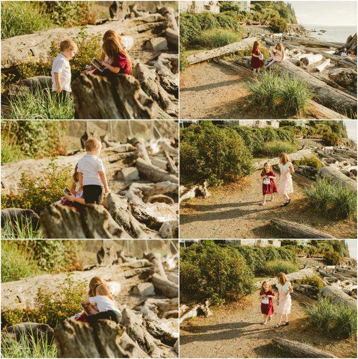 Family Wedding Party 1 698x700 Wedding Circle Mukilteo Elopement with a Red Rolls Royce