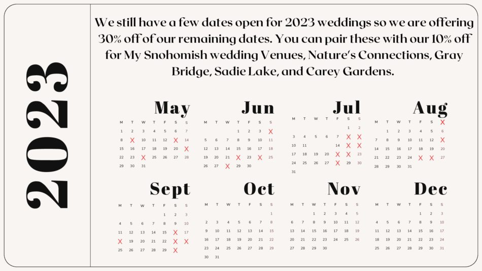 Free Simple Minimalist 2023 Year Calendar 4 pdf 950x534 Wedding & Engagement Packages