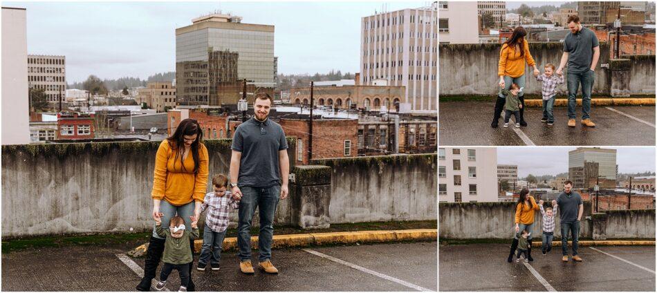 Everett Studio Rooftop Engagement Family Session 0023 950x424 Everett Studio & Rooftop Engagement Family Session