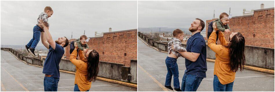 Everett Studio Rooftop Engagement Family Session 0037 950x319 Everett Studio & Rooftop Engagement Family Session