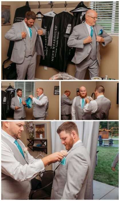 Turquoise Blooms Timeless Vows An August Wedding at Natures Connection 0074 419x700 Turquoise Blooms & Timeless Vows | An August Wedding at Nature’s Connection