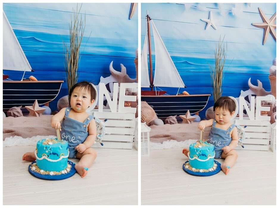 Kolten Turns One Nautical Cake Smash Session in Studio 0024 937x700 Kolten Turns One! | Nautical Cake Smash Session in Studio