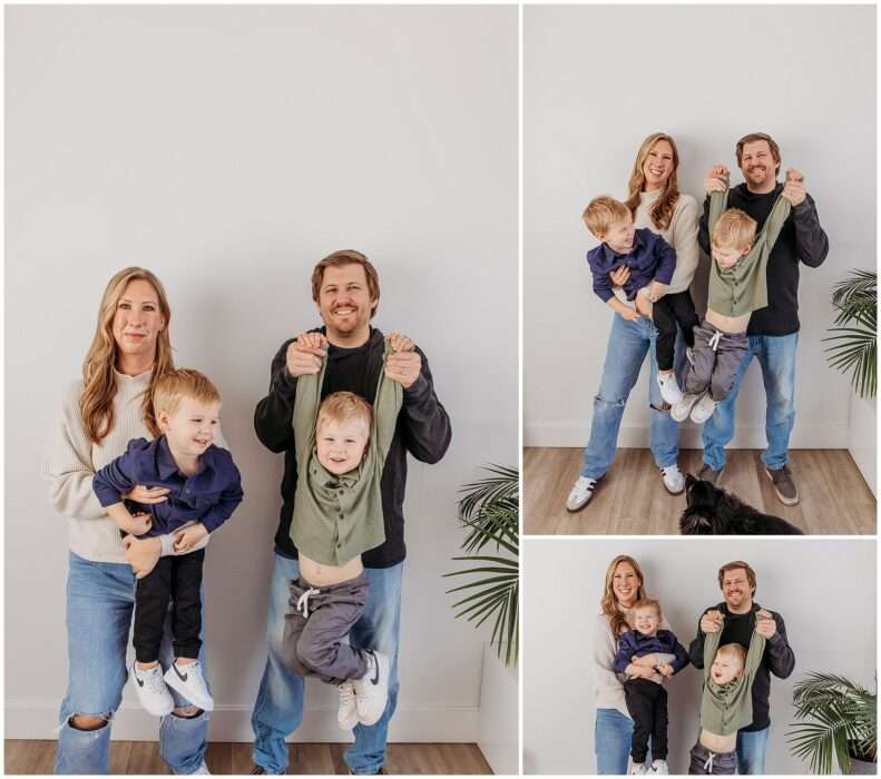 A Paw fect Family Portrait Studio Session with Two Adorable Pomeranians 0014 791x700 A Paw fect Family Portrait: Studio Session with Two Adorable Pomeranians