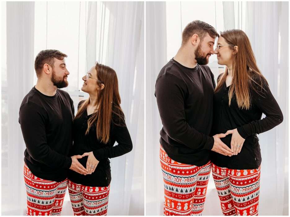 Cozy Christmas Magic in Downtown Everett Family Ns 2025 Holiday Pajama Session 0009 936x700 Cozy Christmas Magic in Downtown Everett | Family N’s 2025 Holiday Pajama Session