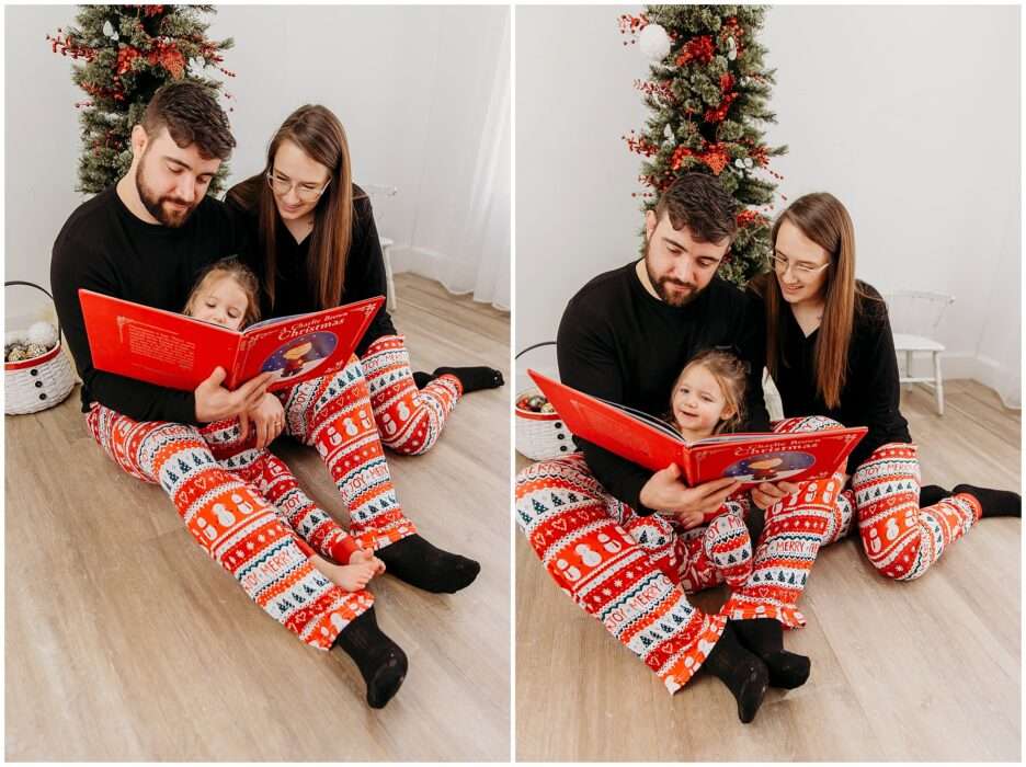 Cozy Christmas Magic in Downtown Everett Family Ns 2025 Holiday Pajama Session 0010 936x700 Cozy Christmas Magic in Downtown Everett | Family N’s 2025 Holiday Pajama Session