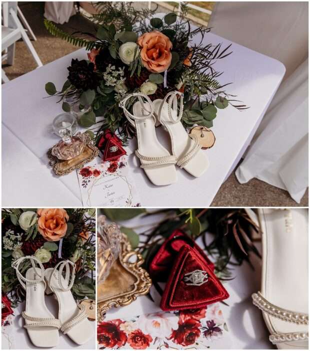 Katie Justins Romantic Burgundy Dusty Rose Wedding at Natures Connection 0004 620x700 Katie & Justin’s Romantic Burgundy & Dusty Rose Wedding at Nature’s Connection