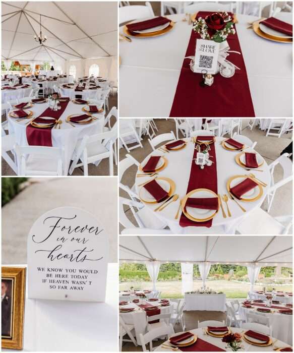 Katie Justins Romantic Burgundy Dusty Rose Wedding at Natures Connection 0009 583x700 Katie & Justin’s Romantic Burgundy & Dusty Rose Wedding at Nature’s Connection