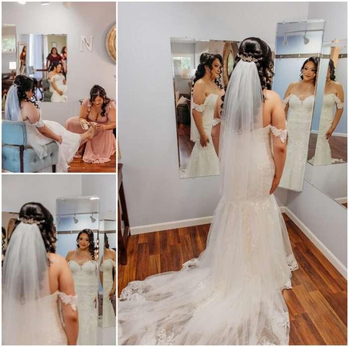 Katie Justins Romantic Burgundy Dusty Rose Wedding at Natures Connection 0021 703x700 Katie & Justin’s Romantic Burgundy & Dusty Rose Wedding at Nature’s Connection