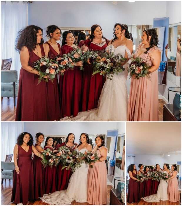 Katie Justins Romantic Burgundy Dusty Rose Wedding at Natures Connection 0022 619x700 Katie & Justin’s Romantic Burgundy & Dusty Rose Wedding at Nature’s Connection