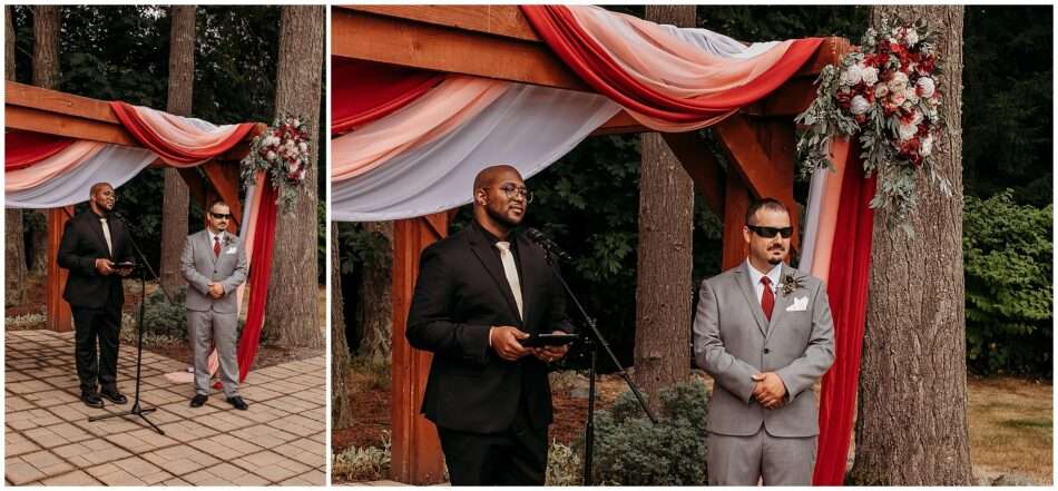 Katie Justins Romantic Burgundy Dusty Rose Wedding at Natures Connection 0025 950x441 Katie & Justin’s Romantic Burgundy & Dusty Rose Wedding at Nature’s Connection