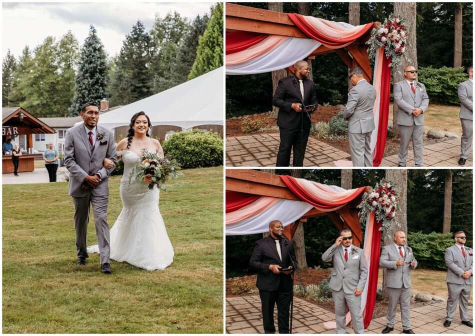 Katie Justins Romantic Burgundy Dusty Rose Wedding at Natures Connection 0027 950x672 Katie & Justin’s Romantic Burgundy & Dusty Rose Wedding at Nature’s Connection