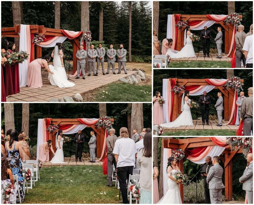 Katie Justins Romantic Burgundy Dusty Rose Wedding at Natures Connection 0029 870x700 Katie & Justin’s Romantic Burgundy & Dusty Rose Wedding at Nature’s Connection