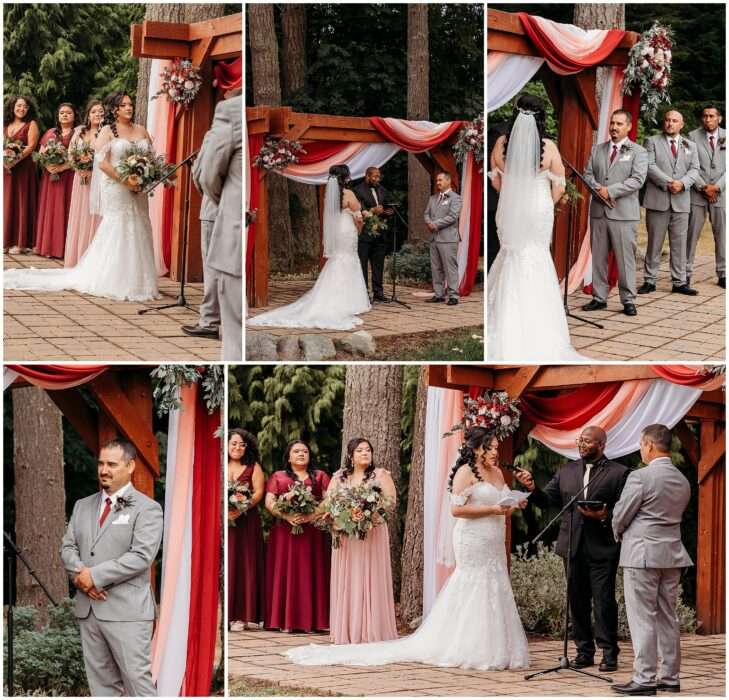 Katie Justins Romantic Burgundy Dusty Rose Wedding at Natures Connection 0030 729x700 Katie & Justin’s Romantic Burgundy & Dusty Rose Wedding at Nature’s Connection