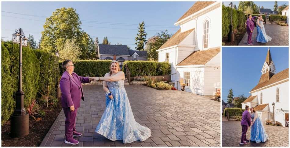 Love Laughter Ice Cream Joy Filled Snohomish Belle Chapel Wedding 0049 950x488 Love, Laughter & Ice Cream: Paula & Melissa’s Joy Filled Snohomish Belle Chapel Wedding