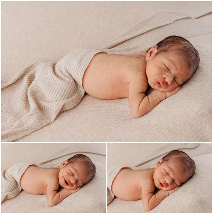 Silass Newborn Session A Green Inspired Portrait in Downtown Everett 0004 697x700 Silas’s Newborn Session | A Green Inspired Portrait in Downtown Everett