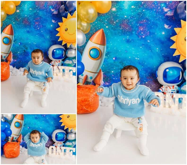 Shriyan’s Space Themed 1st Birthday Cake Smash | My First Trip Around the Sun Shriyans Space Themed 1st Birthday Cake Smash My First Trip Around the Sun 0001 791x700 Shriyan’s Space Themed 1st Birthday Cake Smash | My First Trip Around the Sun