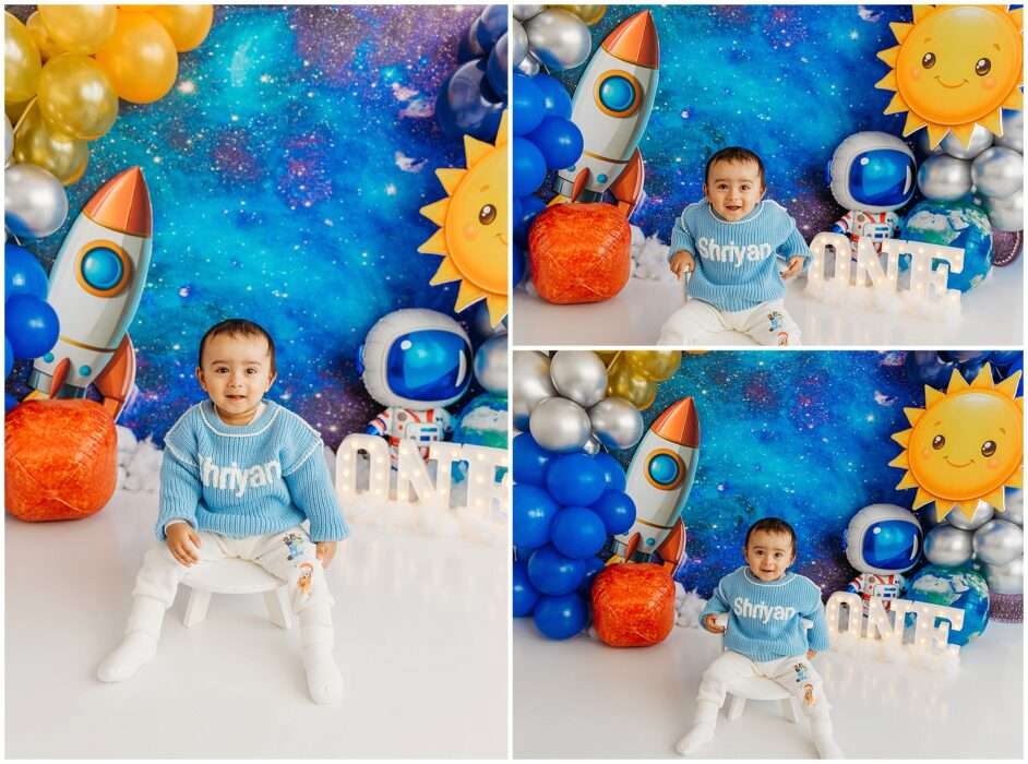 Shriyan’s Space Themed 1st Birthday Cake Smash | My First Trip Around the Sun Shriyans Space Themed 1st Birthday Cake Smash My First Trip Around the Sun 0003 942x700 Shriyan’s Space Themed 1st Birthday Cake Smash | My First Trip Around the Sun