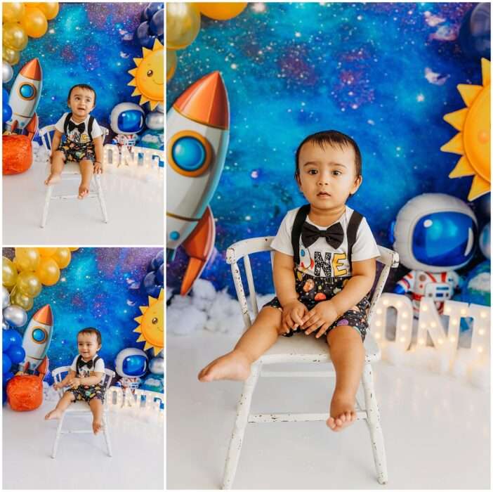 Shriyan’s Space Themed 1st Birthday Cake Smash | My First Trip Around the Sun Shriyans Space Themed 1st Birthday Cake Smash My First Trip Around the Sun 0006 702x700 Shriyan’s Space Themed 1st Birthday Cake Smash | My First Trip Around the Sun