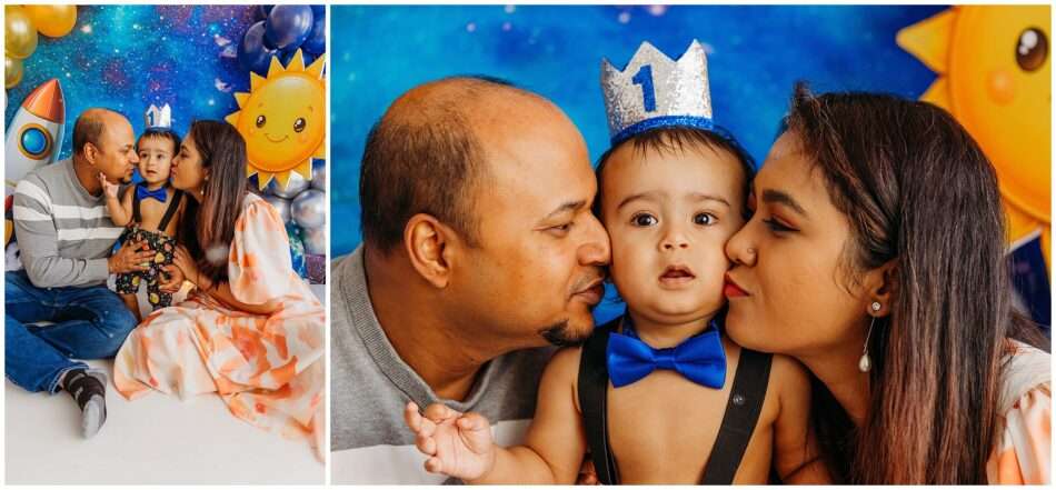 Shriyan’s Space Themed 1st Birthday Cake Smash | My First Trip Around the Sun Shriyans Space Themed 1st Birthday Cake Smash My First Trip Around the Sun 0013 950x441 Shriyan’s Space Themed 1st Birthday Cake Smash | My First Trip Around the Sun